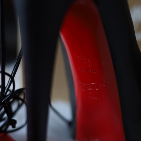 CHRISTIAN LOUBOUTIN ANKLE STRAP DAFFODILE 160 LEATHER - Picture 4 of 12